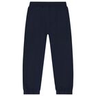 Boys Blue & Navy Blue Dinosaur Tracksuit, 1, hi-res