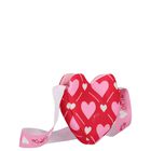 Girls Red & Pink Heart Shoulder Bag, 1, hi-res