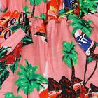 Girls Pink Printed Playsuit, 1, hi-res