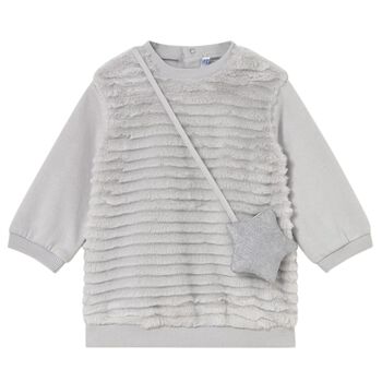 Younger Girls Grey Dress Set