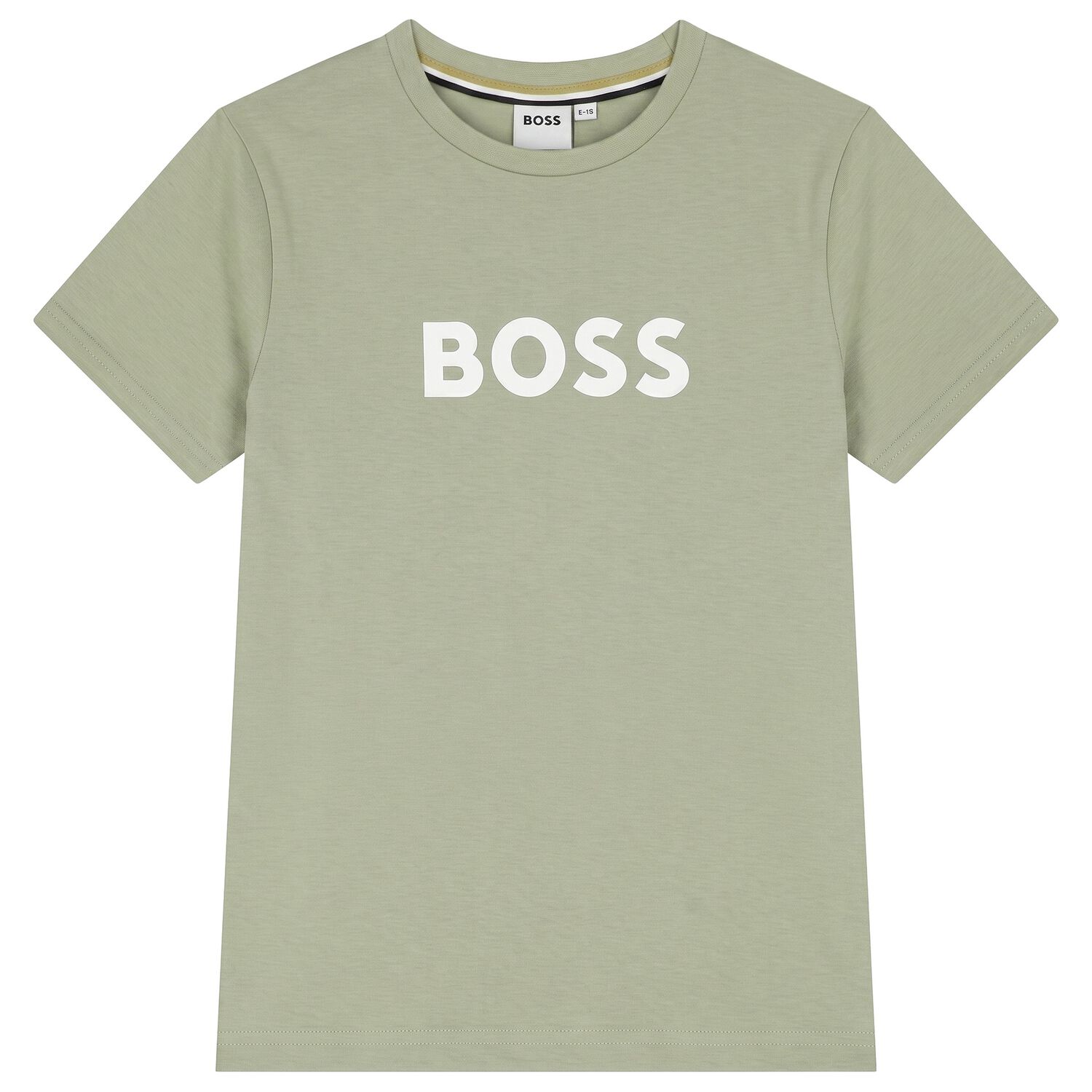 Boys Mini Me Green Logo T-Shirt, 12, hi-res