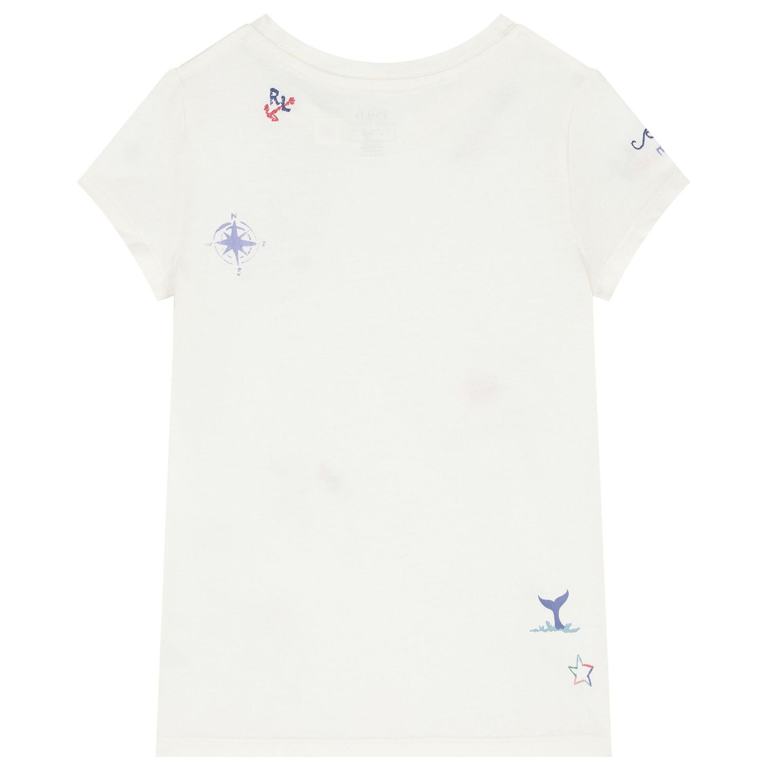 Girls White Logo T-Shirt, 1, hi-res image number null
