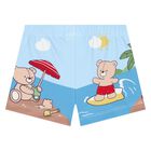 Baby Boys White, Blue & Brown Bear Swim Set, 3, hi-res