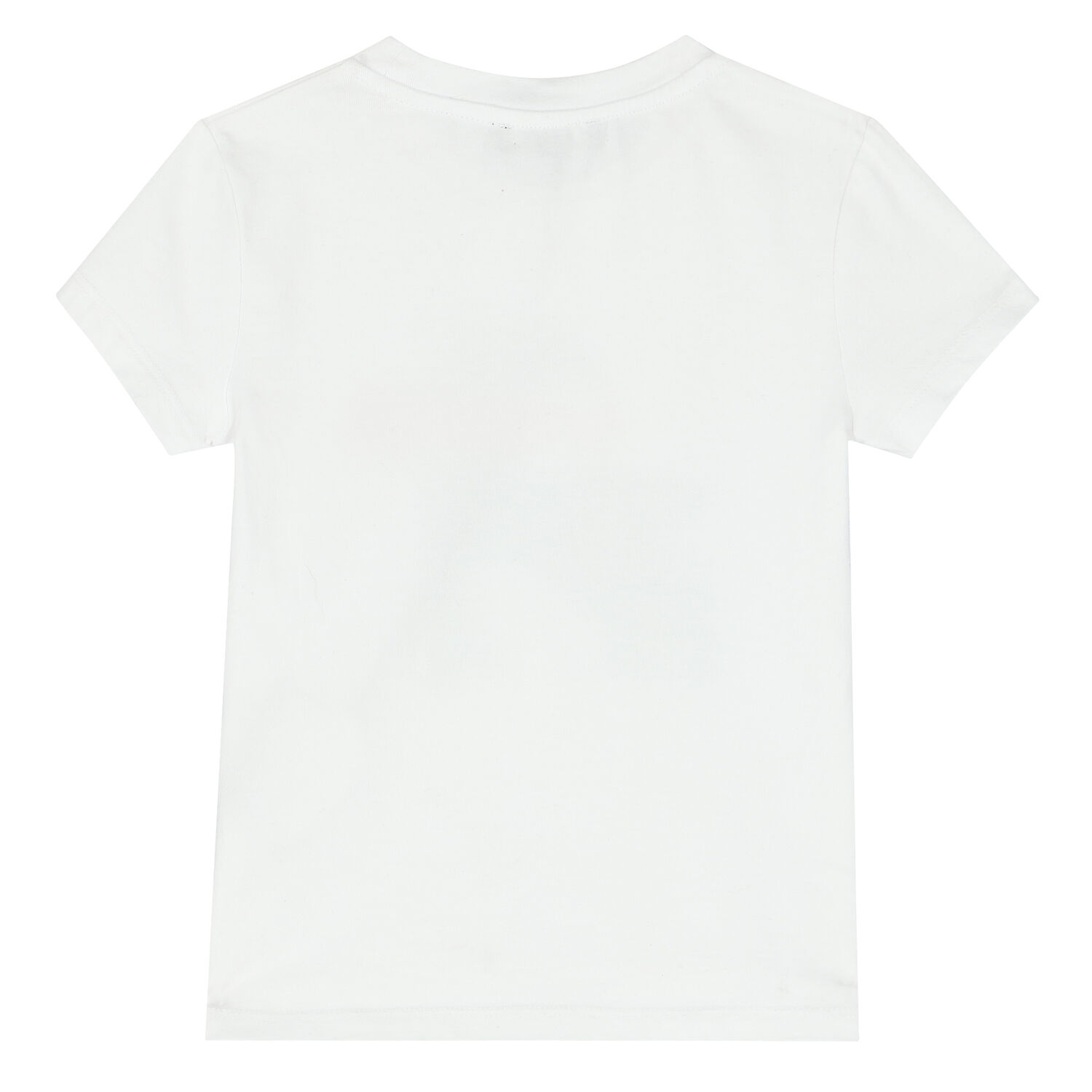 Girls White Logo T-Shirt, 1, hi-res