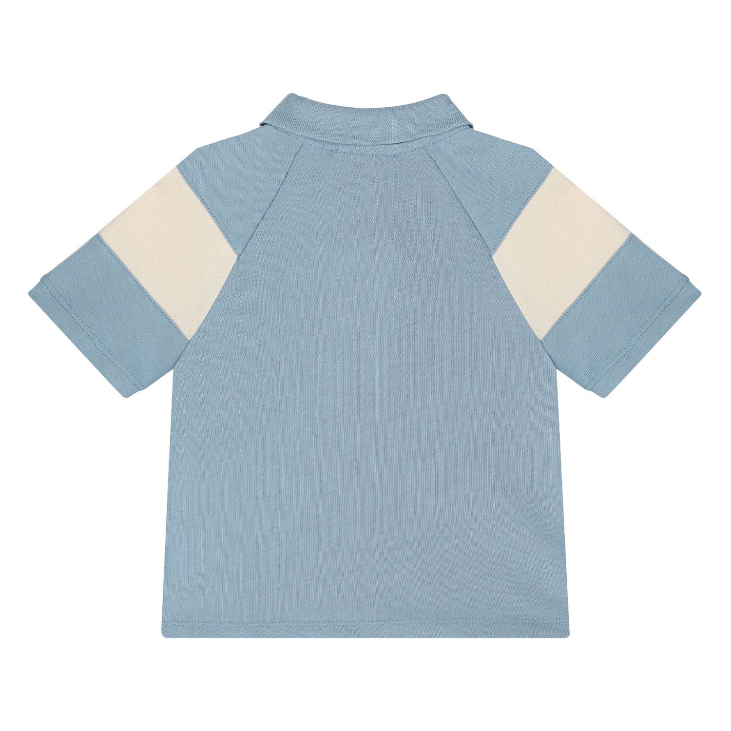 Younger Boys Blue Logo Polo Shirt, 2, hi-res