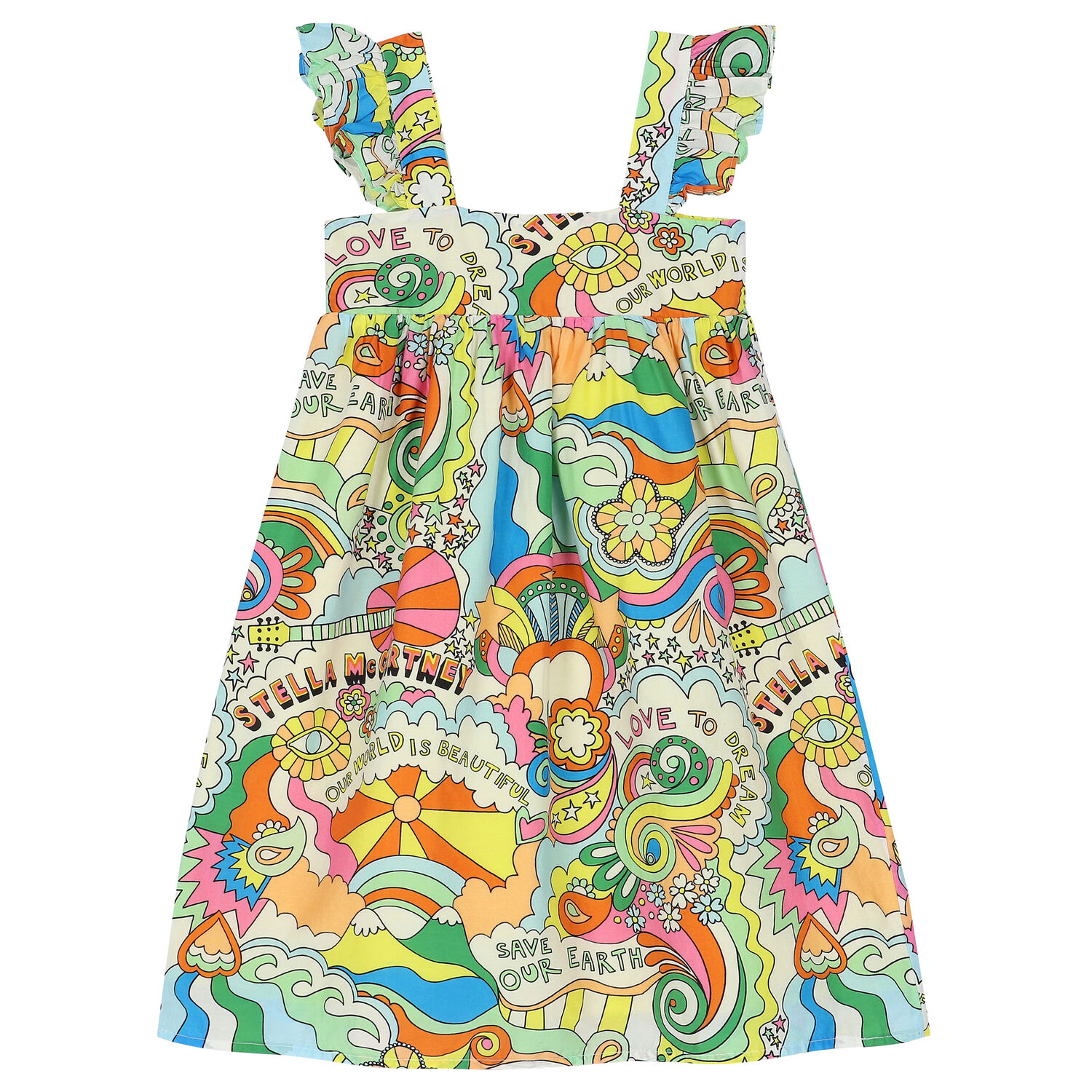 Girls Multi-Colored Dress, 1, hi-res