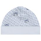 Baby Boys Blue Logo Babygrow Gift Set, 2, hi-res