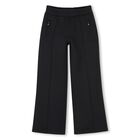 Girls Black Logo Joggers, 1, hi-res