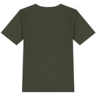 Boys Green Logo T-Shirt, 4, hi-res