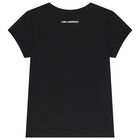 Girls White Logo T-Shirt, 2, hi-res