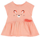 Baby Girls White & Pink Cat Shorts Set ( 2-Pack ), 1, hi-res