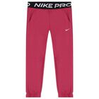 Girls Pink Logo Joggers, 2, hi-res