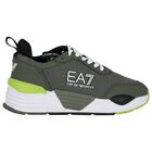 Green Logo Trainers, 2, hi-res