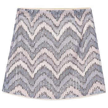 Girls Multi-Coloured Sequin Skirt