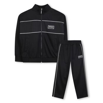 Black Logo Tracksuit