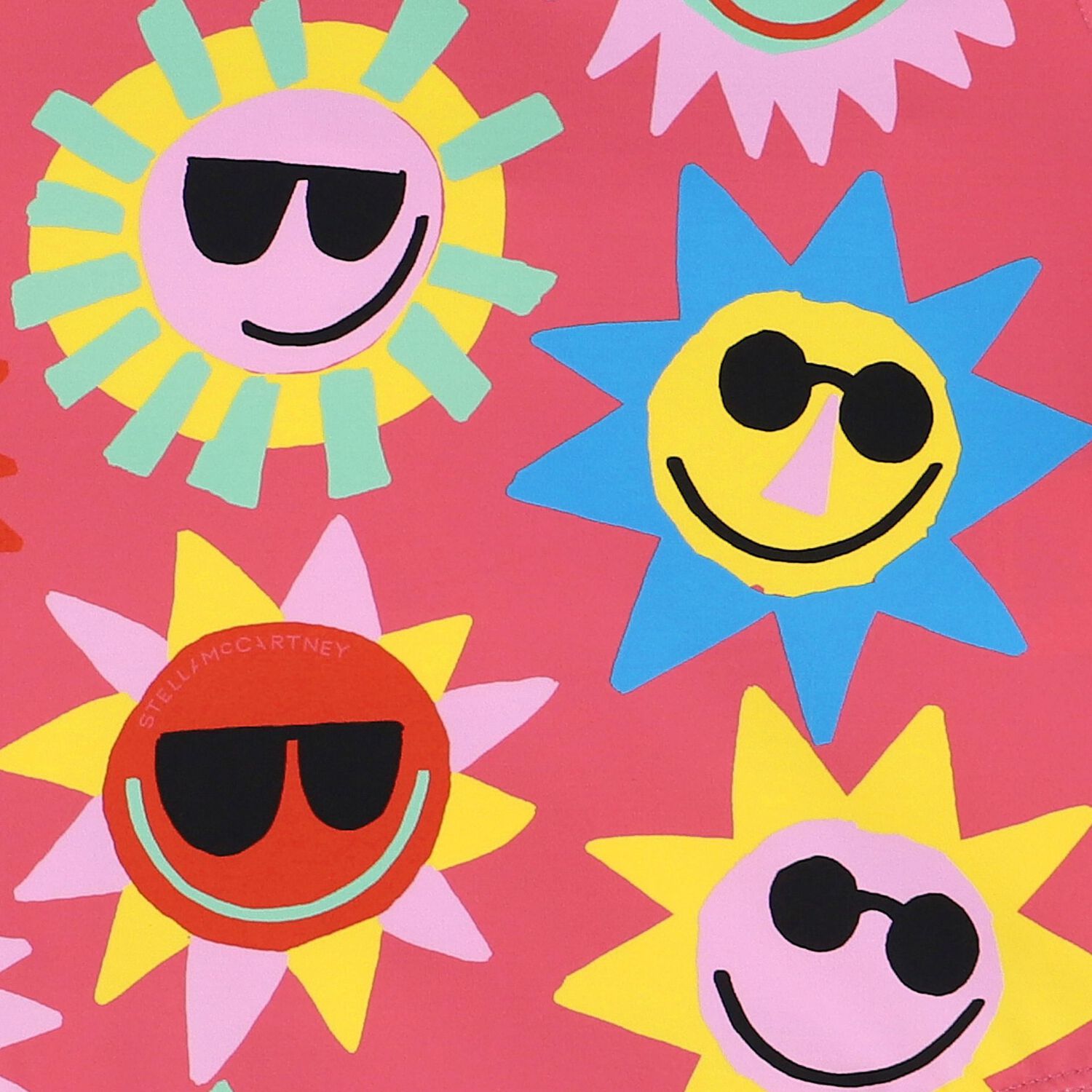 Girls Pink Sun Swimsuit, 1, hi-res image number null