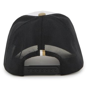 Boys White, Black & Beige Logo Cap