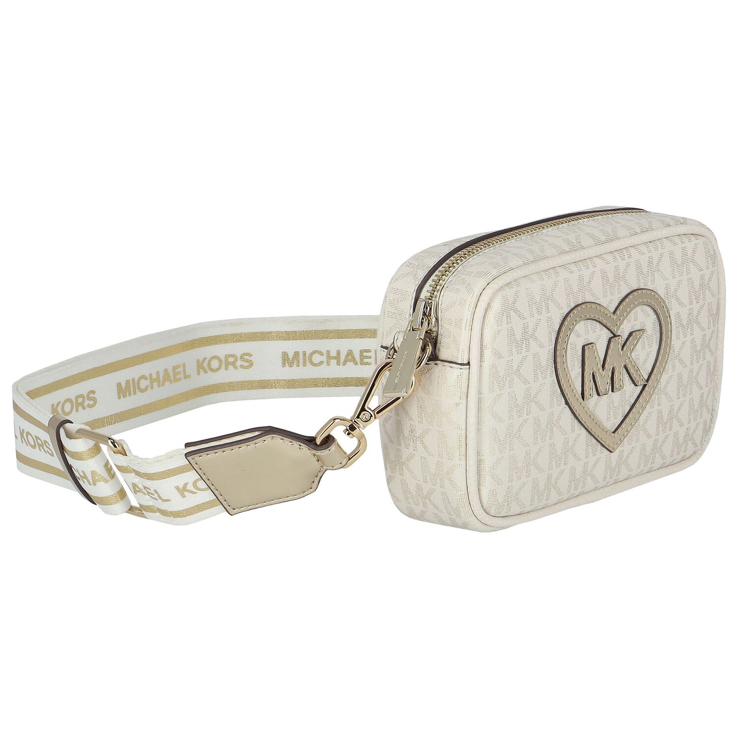 Girls Ivory Logo Shoulder Bag, 1, hi-res