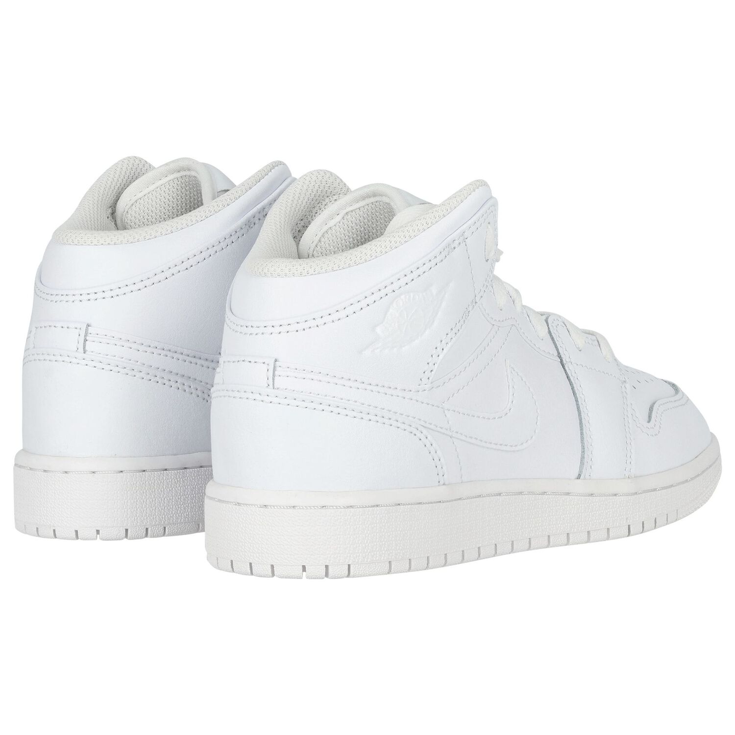 White Air Jordan 1 Mid Trainers, 1, hi-res image number null