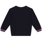 Younger Boys Blue & Red Jumper & Trousers Set, 1, hi-res