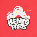 Boys Red Donut Logo T-Shirt, 1, hi-res