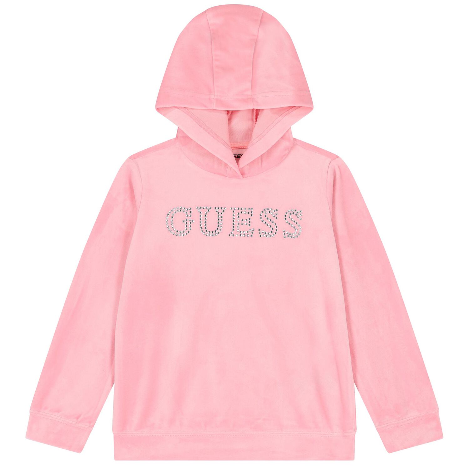 Girls Pink Logo Hooded Top, 1, hi-res image number null