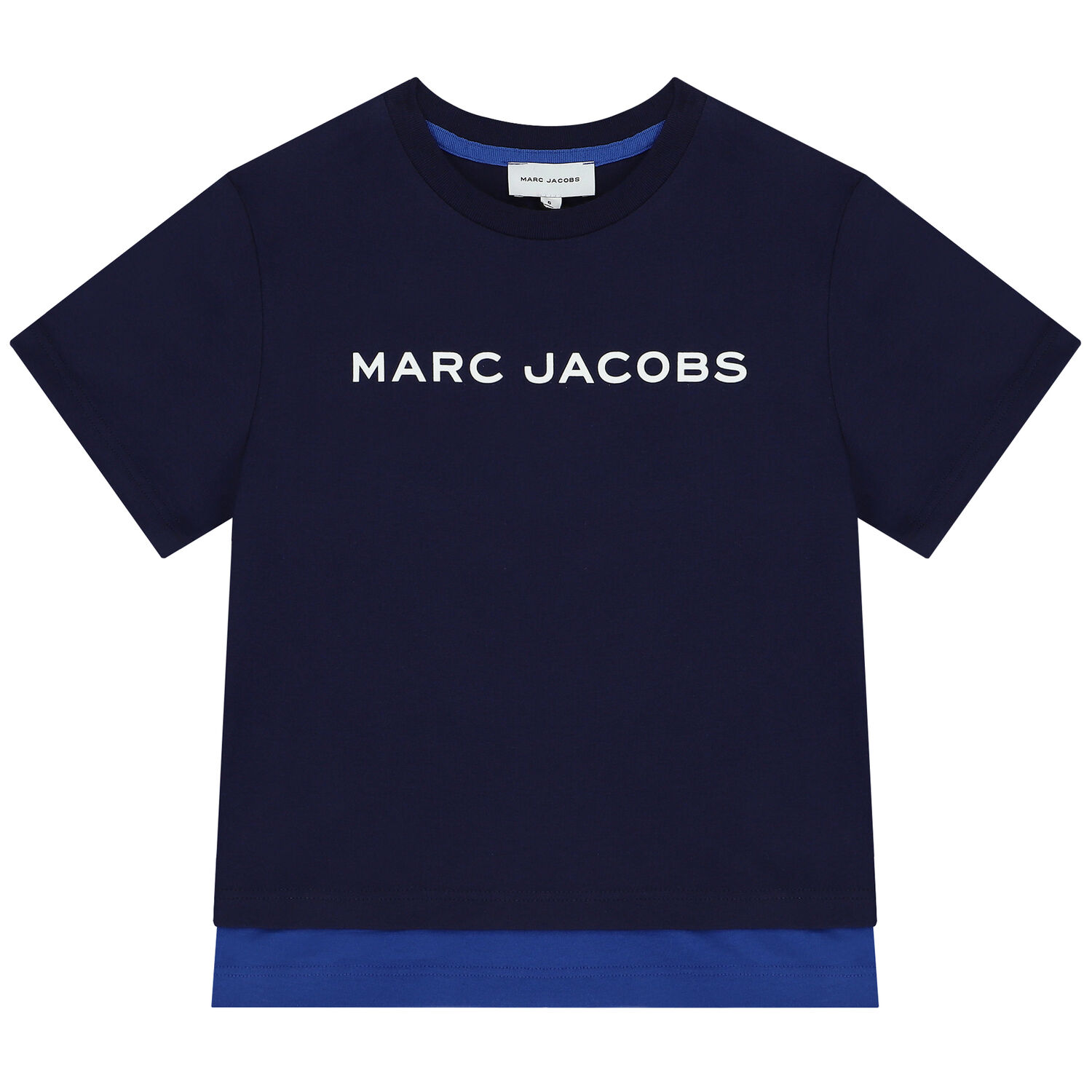 Boys Navy Blue Logo T-Shirt, 1, hi-res