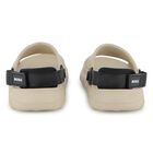 Boys Beige & Black Logo Sandals, 2, hi-res
