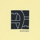 Younger Boys Yellow Logo T-Shirt, 1, hi-res