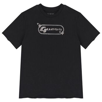 Boys Black Logo T-Shirt