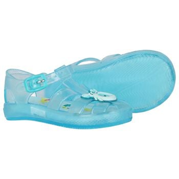 Younger Boys Blue Jelly Sandals