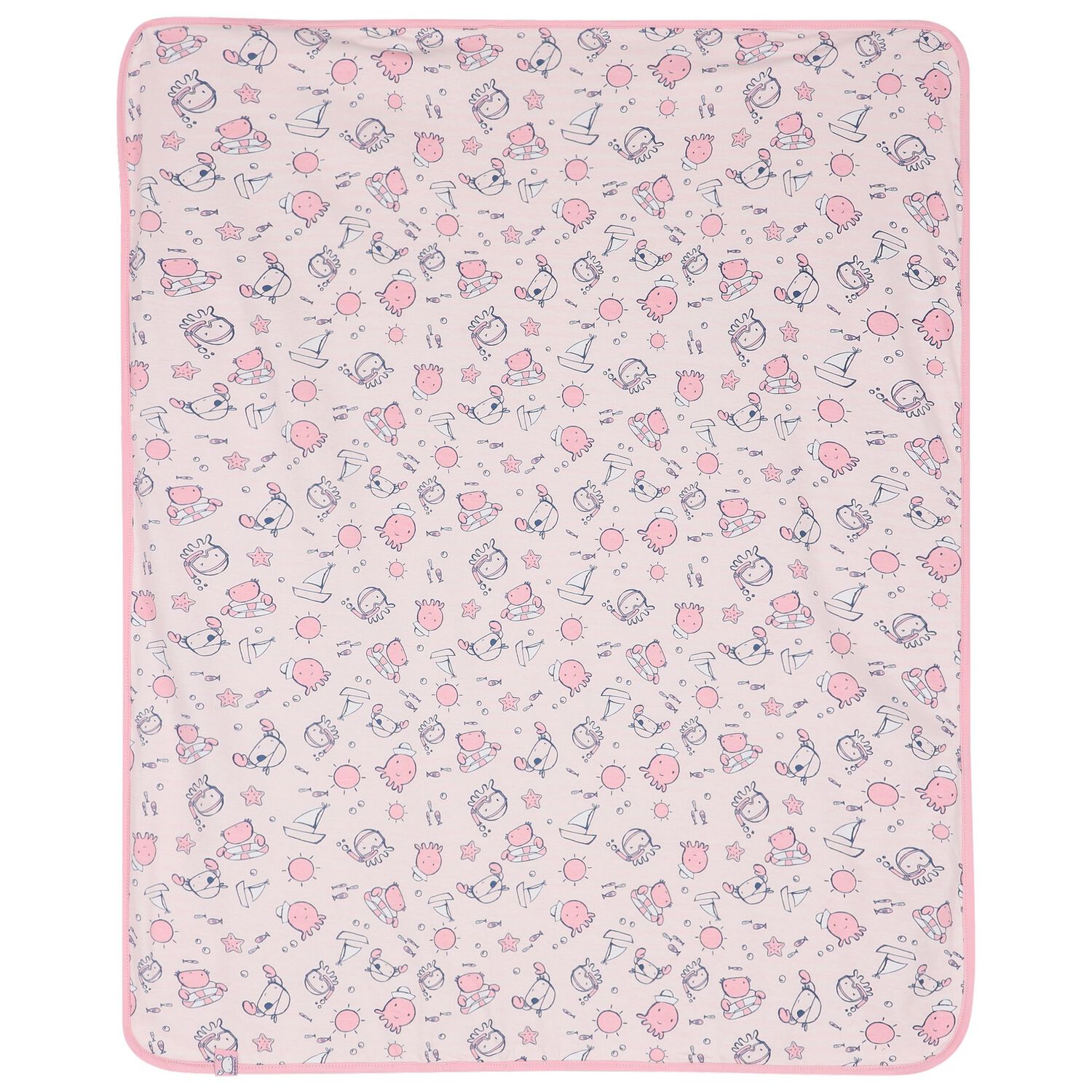 Baby Girls Pink Blanket, 1, hi-res
