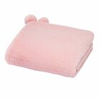 Baby Girls Pink Faux Fur Blanket, 1, hi-res