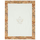 Ivory & Beige Geo Map Baby Blanket, 1, hi-res
