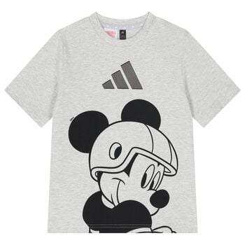 Grey Logo Mickey Mouse Disney T-Shirt