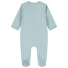 Baby Boys White & Green Train Babygrows ( 2-Pack ), 3, hi-res