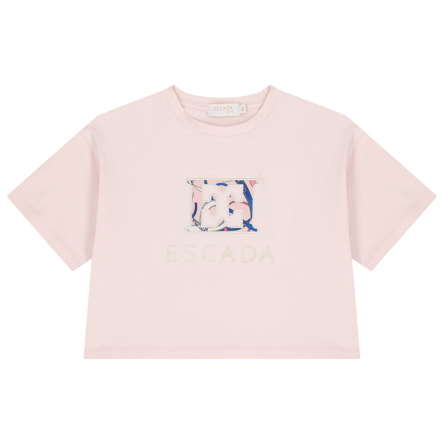 Girls Pink Logo T-Shirt, 2, hi-res
