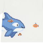 Younger Boys White Whale T-Shirt, 2, hi-res