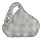 Silver Embellished Rhinestones Bag, 1, hi-res