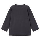Boys Grey Dino Long Sleeve Top, 1, hi-res