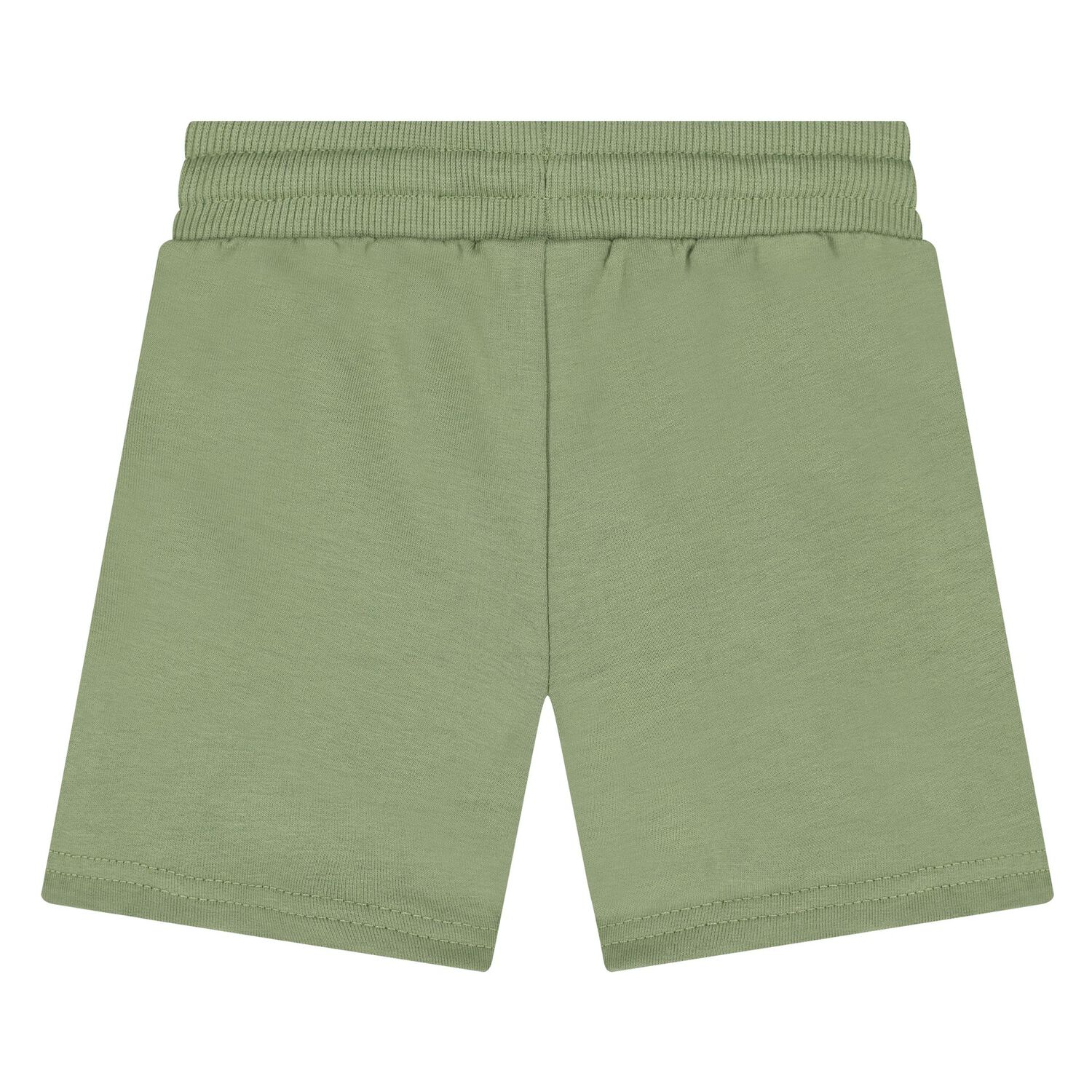 Younger Boys Green Cotton Jersey Shorts, 3, hi-res