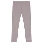 Girls Purple Logo Softskin Leggings, 1, hi-res