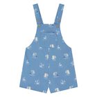 Younger Boys Blue Dungaree Set, 2, hi-res
