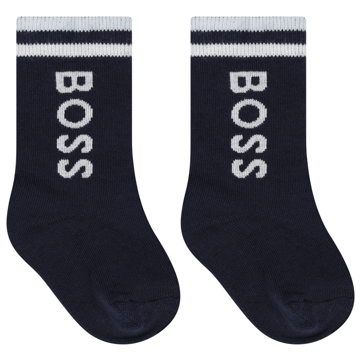 Younger Boys Blue, Navy & Grey Socks ( 3-Pack ), 2, hi-res