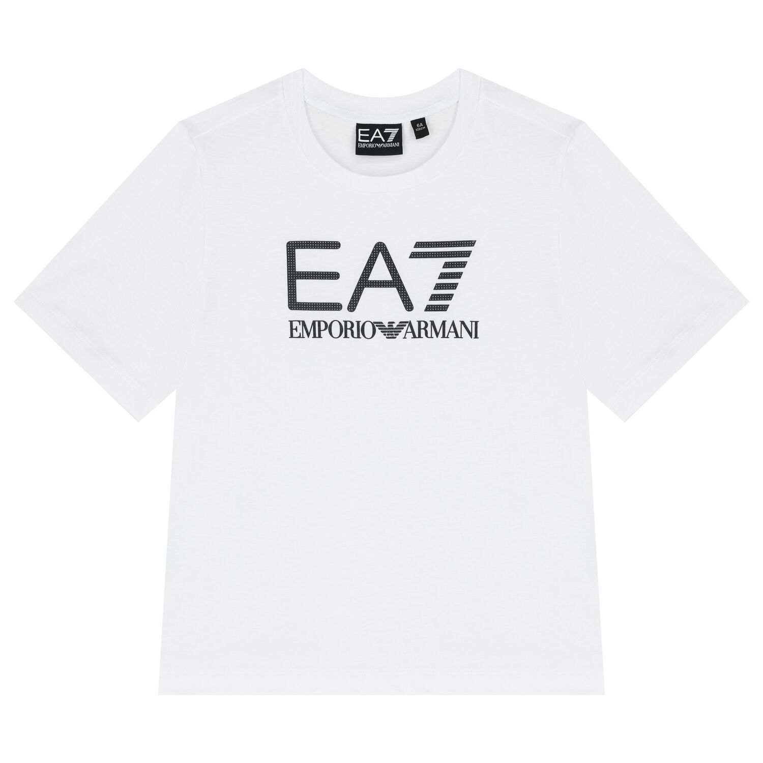 Boys White Logo T-Shirt, 1, hi-res