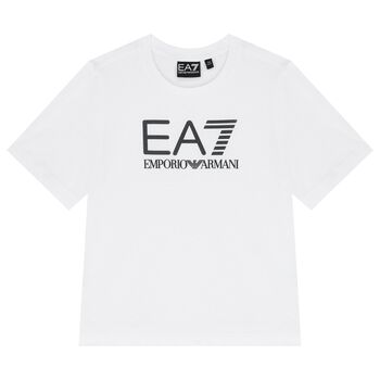 Boys White Logo T-Shirt