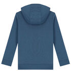 Blue Logo Hooded Top, 1, hi-res