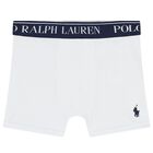 Boys White Logo Boxer Shorts (3-Pack), 4, hi-res