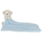 Baby Boys Blue & Beige Teddy Bear Comforter, 2, hi-res