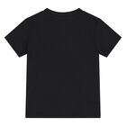 Younger Black & Grey Teddy Bear Logo Shorts Set, 5, hi-res